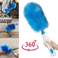 360° Rotating Adjustable Electric Duster, Plastic, Blue