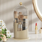 360° Rotating Transparent Plastic Makeup Brush Organiser, 15 x 15 x 25 cm