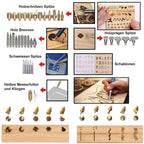 37-Piece Professional Wood Burning and Carving Set, 60W