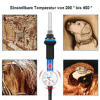 37-Piece Professional Wood Burning and Carving Set, 60W