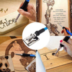 37-Piece Professional Wood Burning and Carving Set, 60W