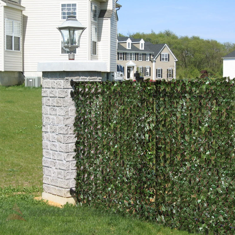 Expandable Artificial Privacy Fence for Garden or Indoor - 40cm, Ivy Leaves, view 3