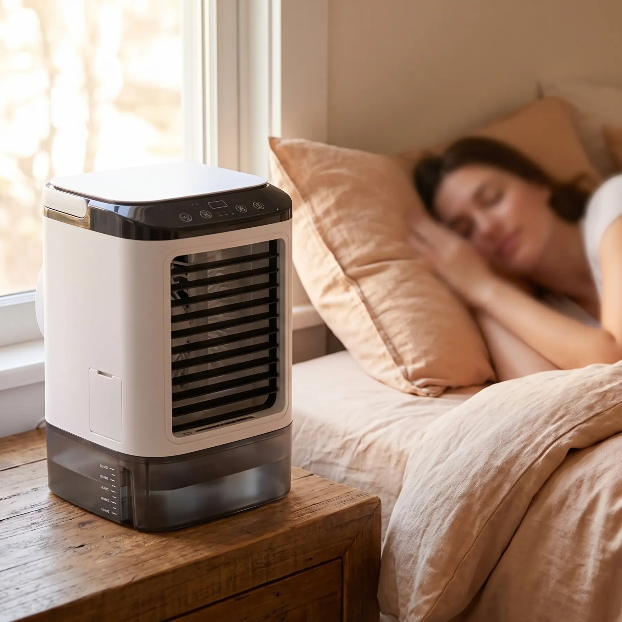 3-Speed Portable Air Conditioner with Ultrasonic Cooling - Plug-In, Up to 15m², view 4