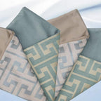 Maze Pattern Cushion Cover - Chenille Woven Fabric, 18" or 20", view 2