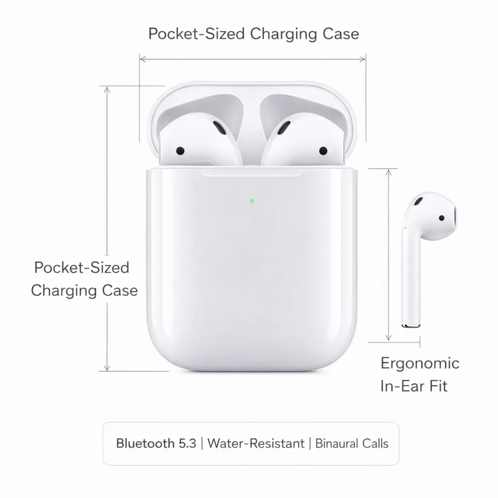 Wireless Earbuds with Charging Case for iPhone - Bluetooth 5.3, In-Ear, view 9