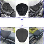 3D Honeycomb Motorcycle Seat Cushion, Elastic Polymer Gel and Breathable Cloth