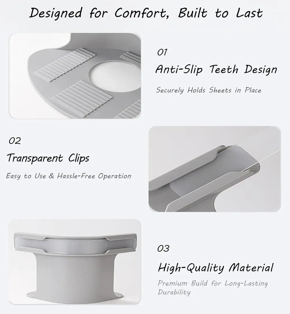 4-Piece ABS and PP Bed Sheet Holder Straps for Twin to King Beds