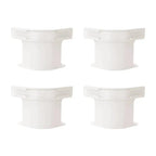 4-Piece ABS and PP Bed Sheet Holder Straps for Twin to King Beds