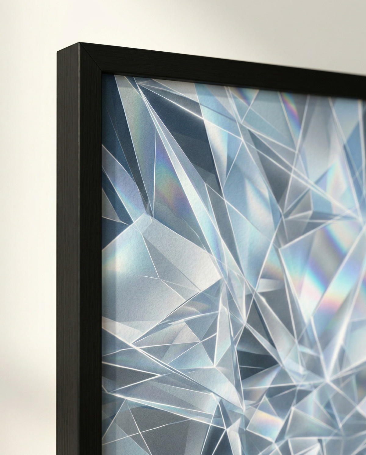 Abstract Geometric Print - Fractured Light-Welvere