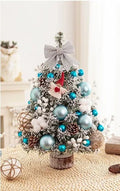 45cm Mini Tabletop Christmas Tree with LED Lights, PVC and Metal