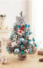 45cm Mini Tabletop Christmas Tree with LED Lights, PVC and Metal