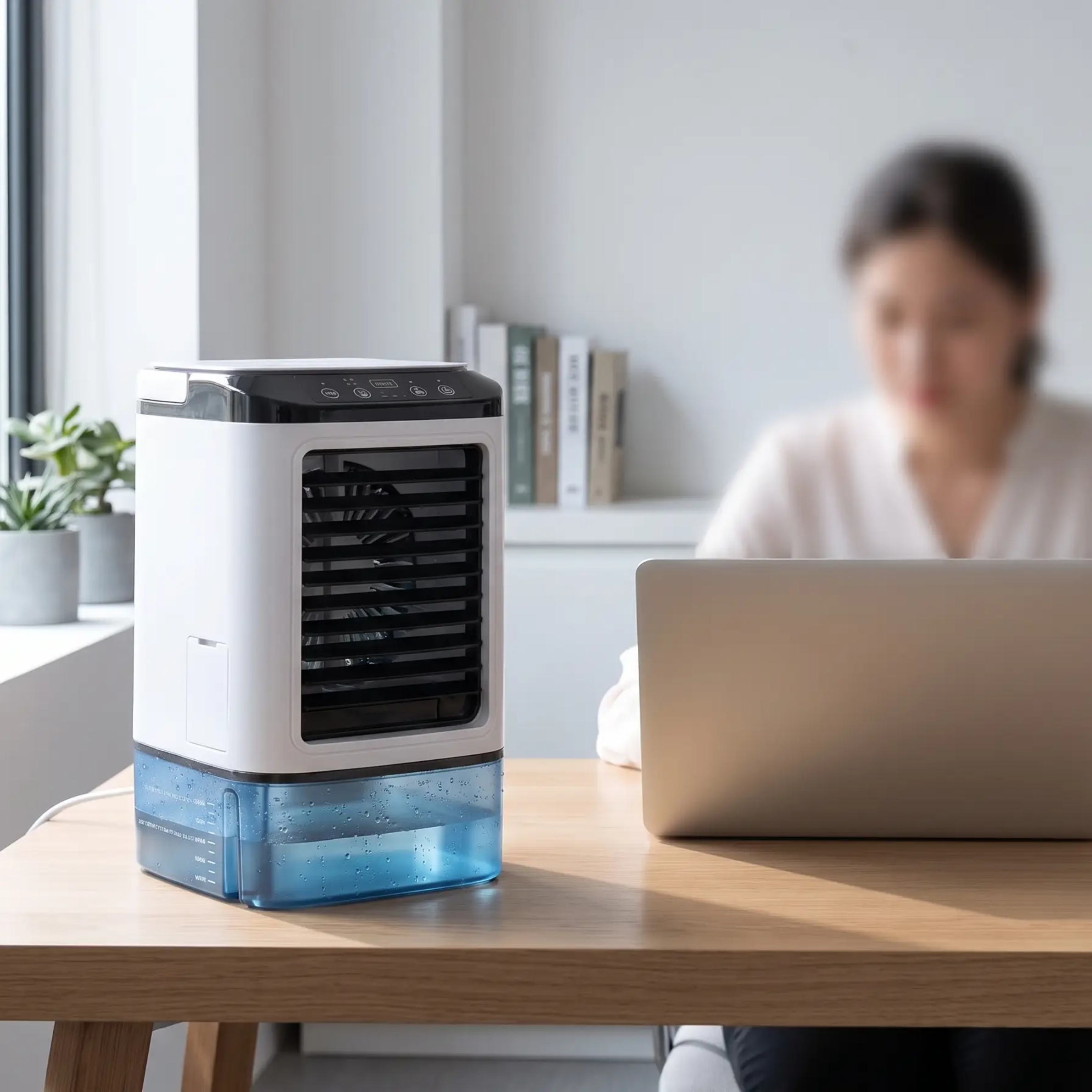 3-Speed Portable Air Conditioner with Ultrasonic Cooling - Plug-In, Up to 15m², view 5