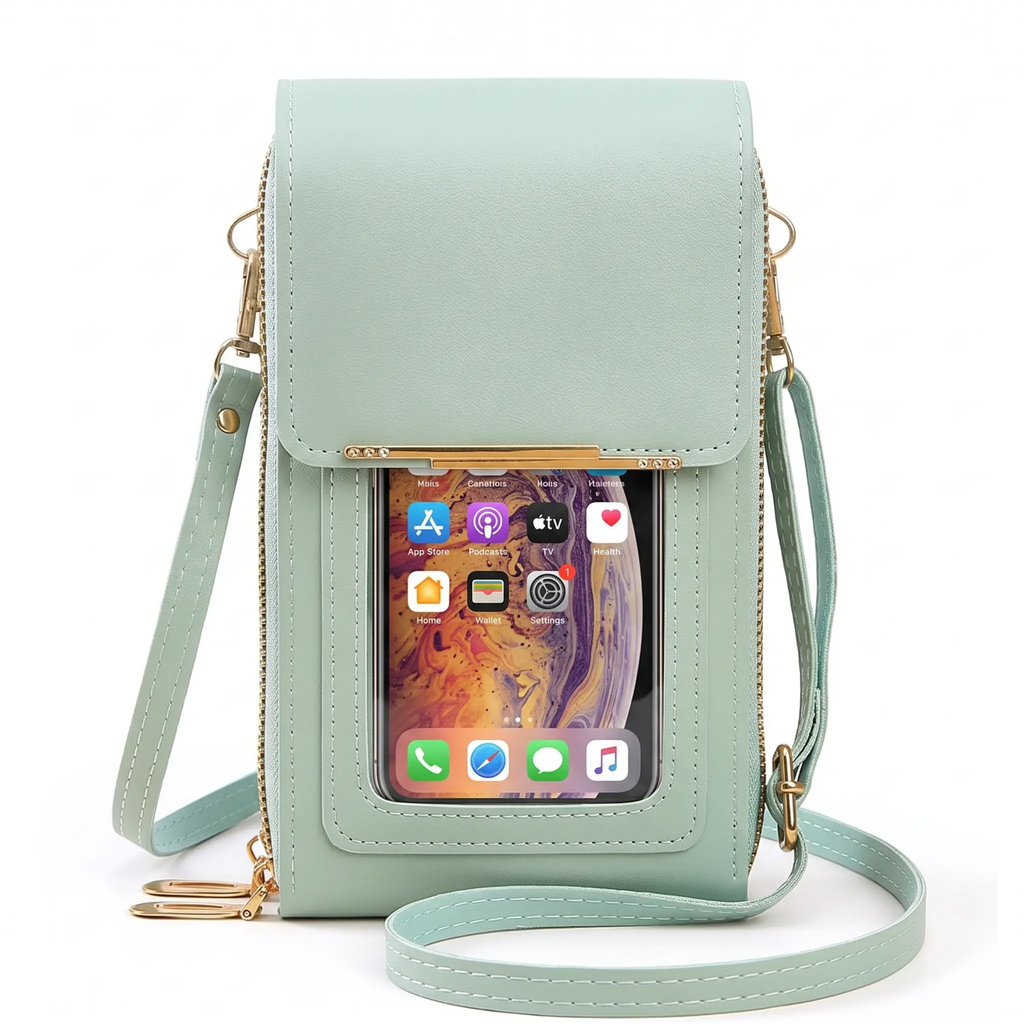 RFID Anti-Theft Crossbody Phone Wallet - Fits up to 6.7" Screens, view 19