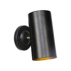 Farmhouse Black Metal Wall Lamp for Bedside - Cylindrical, Wall Mount, 6", view 7