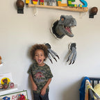 Wall Bursting Velociraptor Decorations - Resin, 13x8x8 cm Head, view 6
