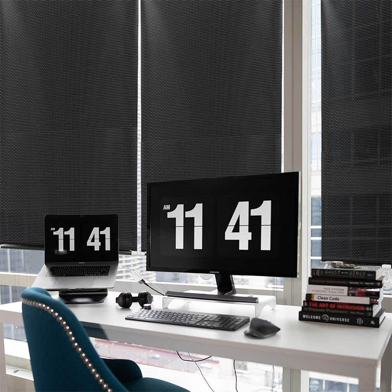 Piercing-Free Suction Cup Sunshade for Windows - PVC, Black, view 4