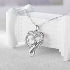 Sterling Silver Necklace for Wife - 2.5 cm Pendant, Adjustable 45 cm Chain, view 6