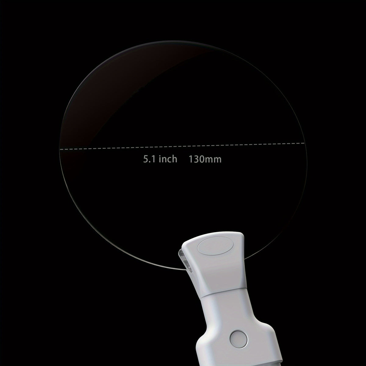 5X Hands-Free Neck Magnifier for Seniors, 13 cm Lens for Reading and Crafts