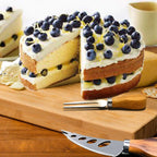 6-Piece Stainless Steel and Wood Cheese Knife Set for Charcuterie