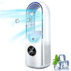 Bladeless Portable Fan for Home and Office - USB Powered, 30.5 cm, ABS