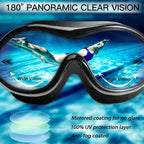 Anti-Fog Swim Goggles - PC Silicone, Non-Slip Strap, Unisex, view 6