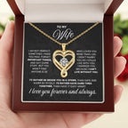 Sterling Silver Necklace for Wife - 2.5 cm Pendant, Adjustable 45 cm Chain, view 9