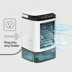 3-Speed Portable Air Conditioner with Ultrasonic Cooling - Plug-In, Up to 15m², view 7