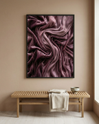 Purple Abstract Print - Velvet Fold-Welvere
