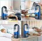 Bladeless Portable Fan for Home and Office - USB Powered, 30.5 cm, ABS, view 11