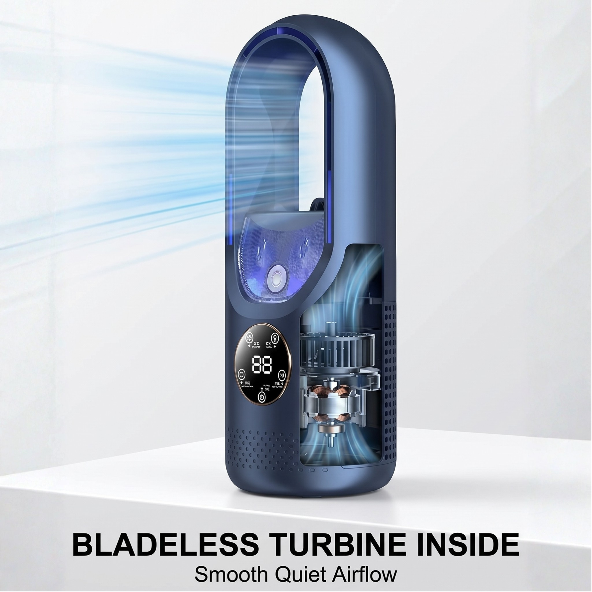 Blade-Free Silent Portable Air Conditioner for Home and Office - USB Powered, view 7
