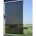 Piercing-Free Suction Cup Sunshade for Windows - PVC, Black