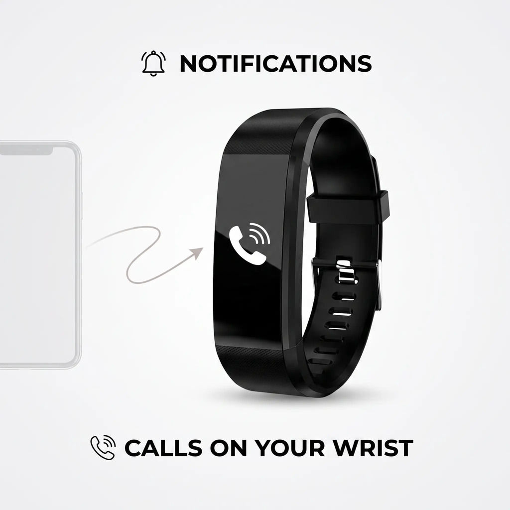 Senior Smartwatch for Older Adults - Heart Rate, Blood Pressure, LED Display, view 2