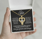 Sterling Silver Necklace for Wife - 2.5 cm Pendant, Adjustable 45 cm Chain, view 8