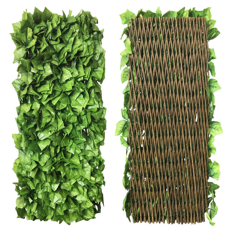 Expandable Artificial Privacy Fence for Garden or Indoor - 40cm, Ivy Leaves, view 11