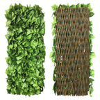 Expandable Artificial Privacy Fence for Garden or Indoor - 40cm, Ivy Leaves, view 11