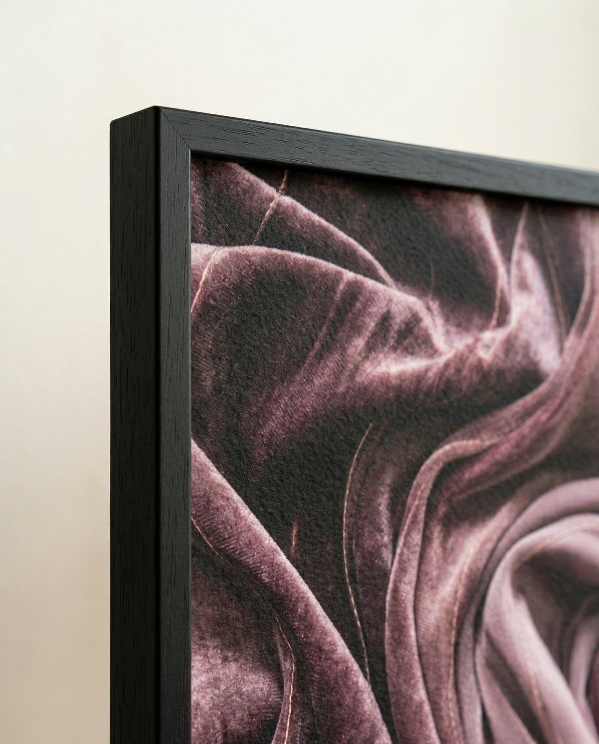 Purple Abstract Print - Velvet Fold-Welvere