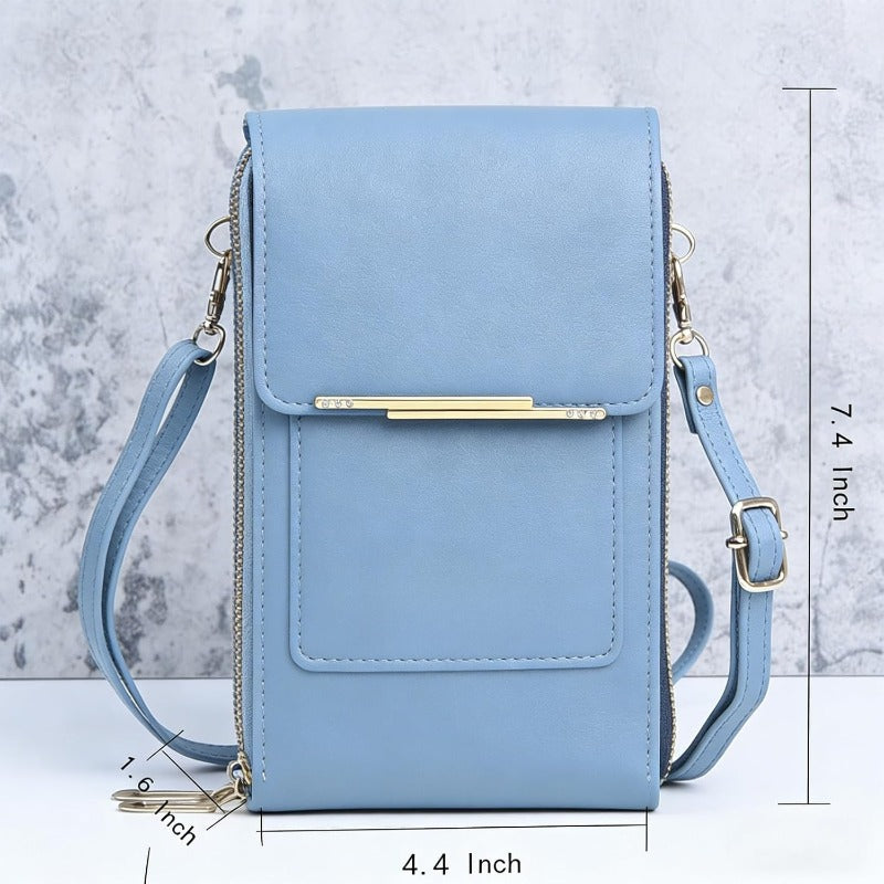 RFID Anti-Theft Crossbody Phone Wallet - Fits up to 6.7" Screens, view 7