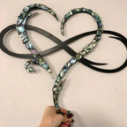 Iron Infinity Heart Wall Decor - Symbol of Eternal Love, Hanging Brackets, view 6