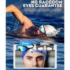 No Leaking Swim Glasses for Men Women Youth - 17x6.5x4cm, view 6