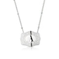 Dainty Belt Buckle Letter Initial Necklace for Women - Cowgirl Western Style
