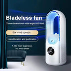 Bladeless Portable Fan for Home and Office - USB Powered, 30.5 cm, ABS, view 7