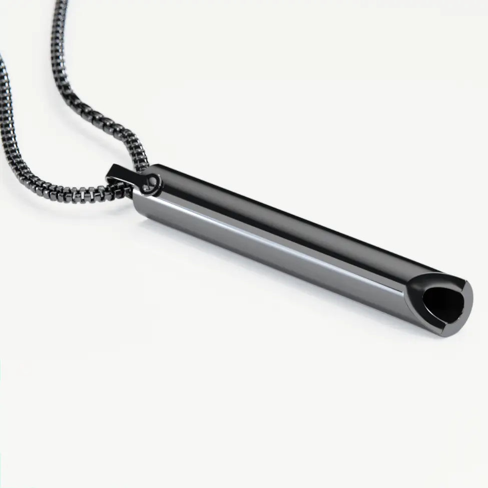 Stainless Steel Breathing Chain for Quitting Smoking and Stress Relief - 50cm, view 2