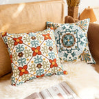 Embroidered Vintage Cushion Cover for Sofa or Bed - 18"x18", view 2