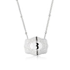 Dainty Belt Buckle Letter Initial Necklace for Women - Cowgirl Western Style, view 5