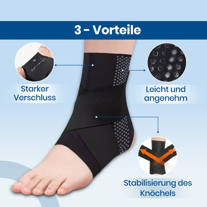Ankle Support Wrap for Footballers - Protective, Comfort Fit, view 2
