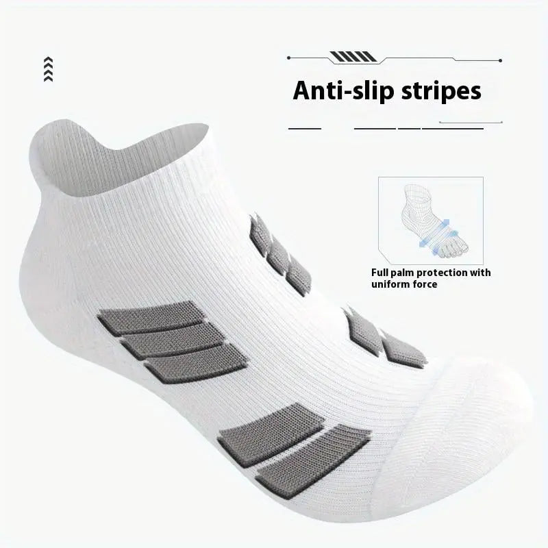 Heel-Friendly Sports Socks with Arch Support - Cushioned Sole, Breathable Mesh, view 3