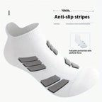 Heel-Friendly Sports Socks with Arch Support - Cushioned Sole, Breathable Mesh, view 3