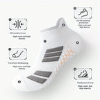 Heel-Friendly Sports Socks with Arch Support - Cushioned Sole, Breathable Mesh, view 4