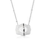 Dainty Belt Buckle Letter Initial Necklace for Women - Cowgirl Western Style, view 10