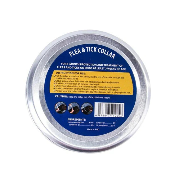 Natural Tick and Flea Collar for Pets - 8+ Months Protection, Water-Resistant, view 2